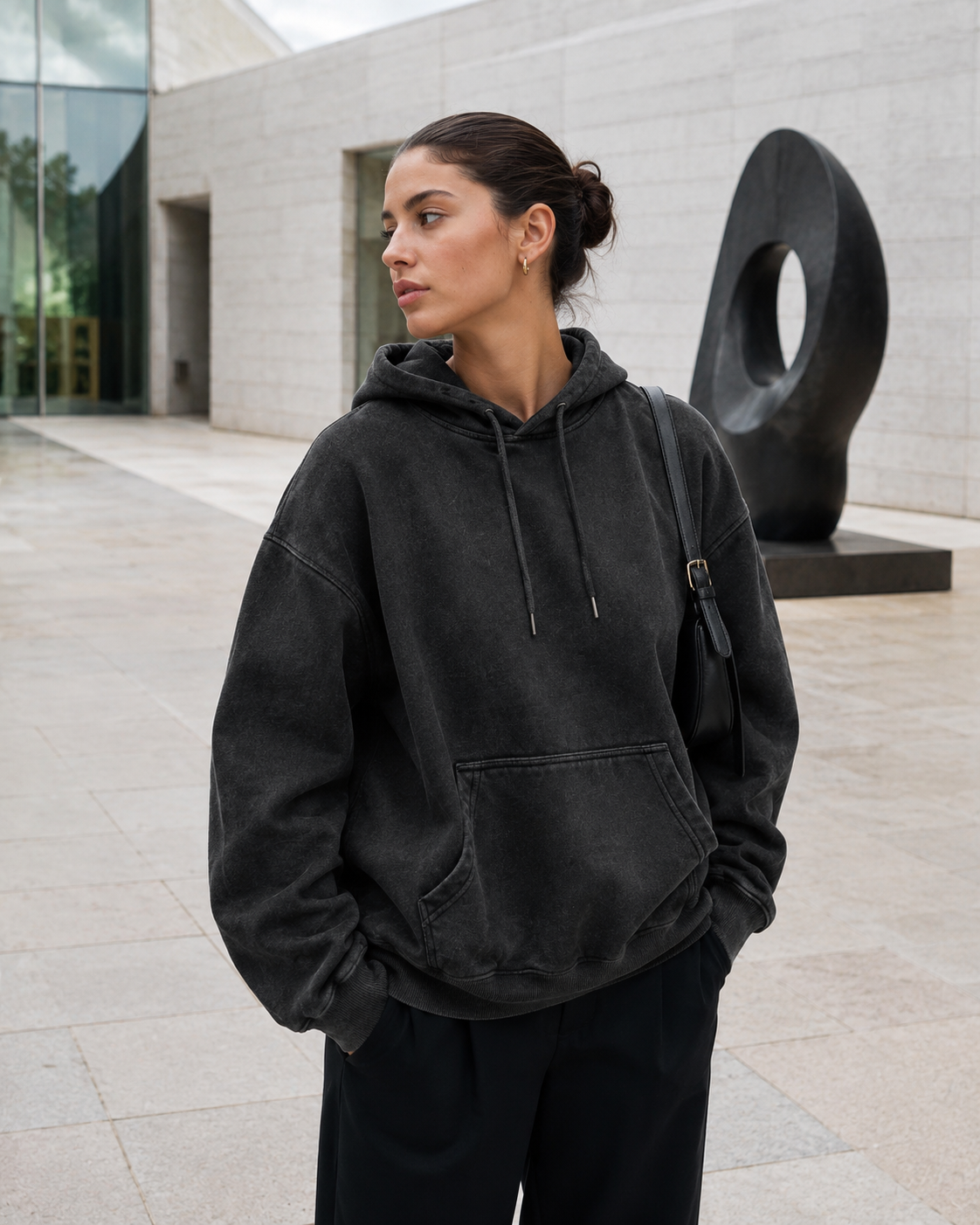 LUNELLE Washed Oversized Hoodie